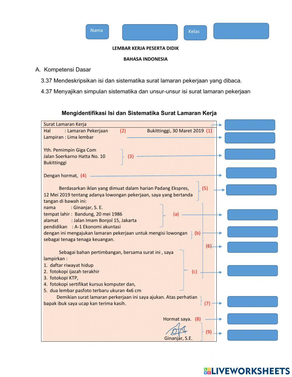 Isi dan Sistematika SLK