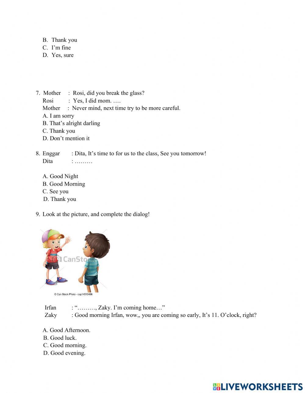 Penilaian pengetahuan kd 3.1