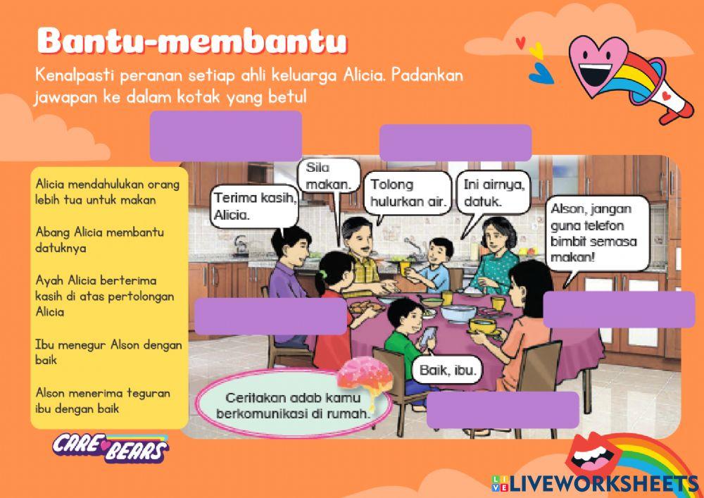 Pendidikan Kesihatan - Bantu-membantu dan Hormat-menghormati