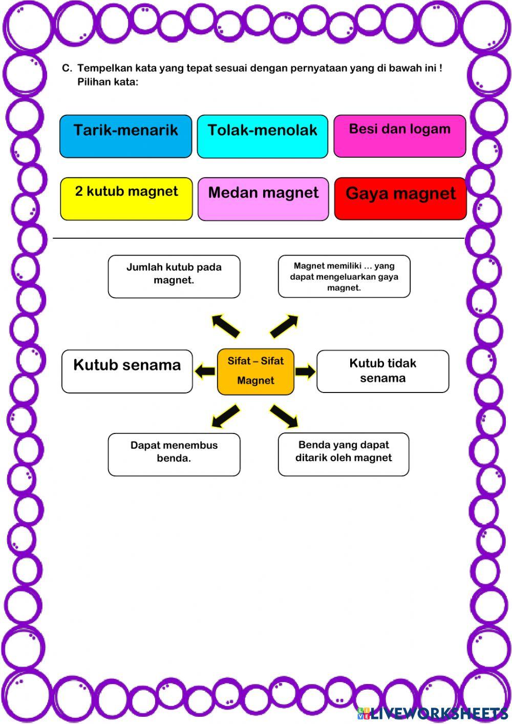 LKPD IPA Kelas VI SD Tema 5 Magnet