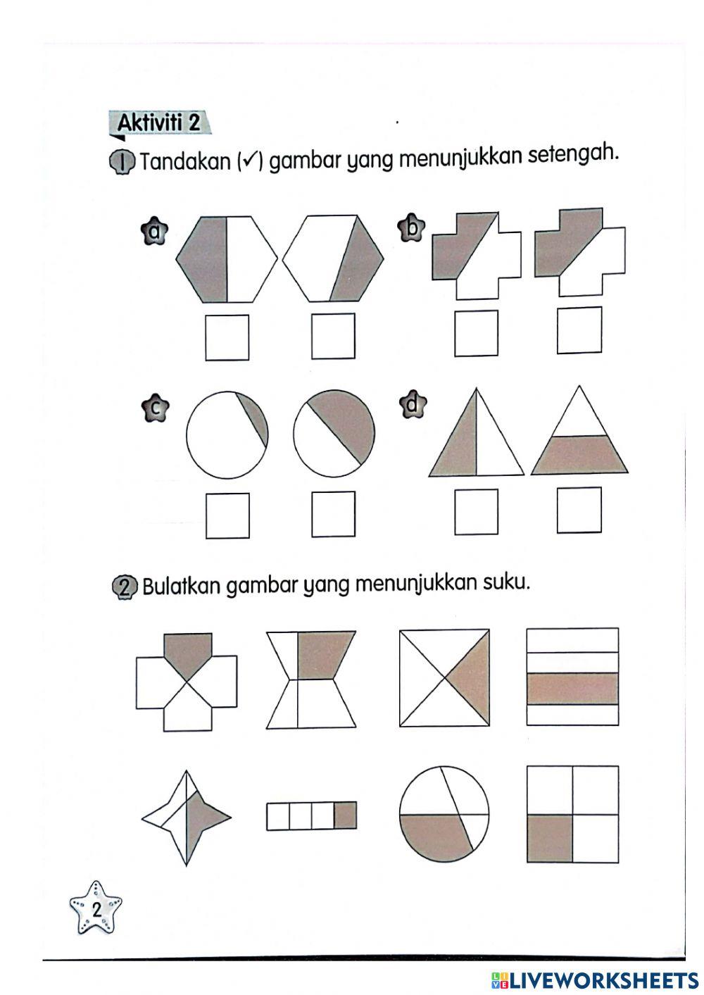 KENALI PECAHAN TAHUN 1