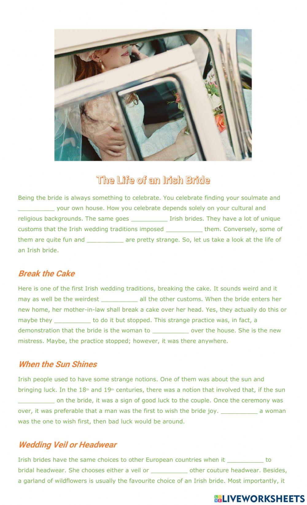 The Life of an Irish Bride