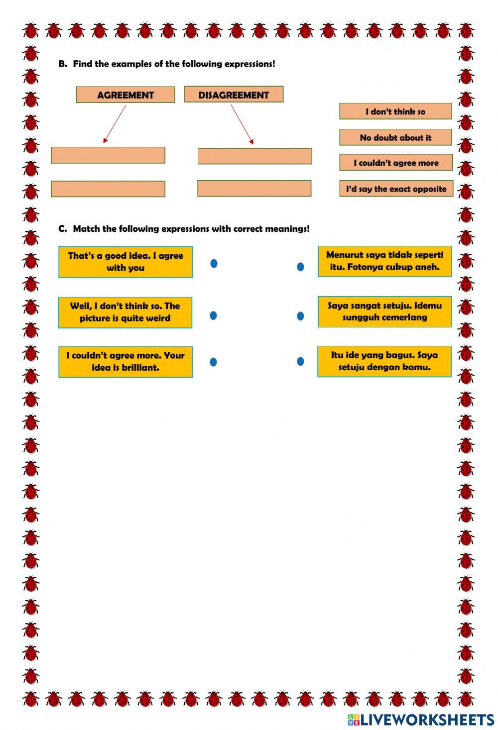 LKPD AGREEMENT AND DISAGREEMENT