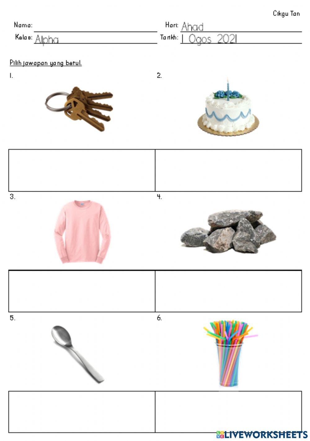 Benda Lembut & Benda Keras