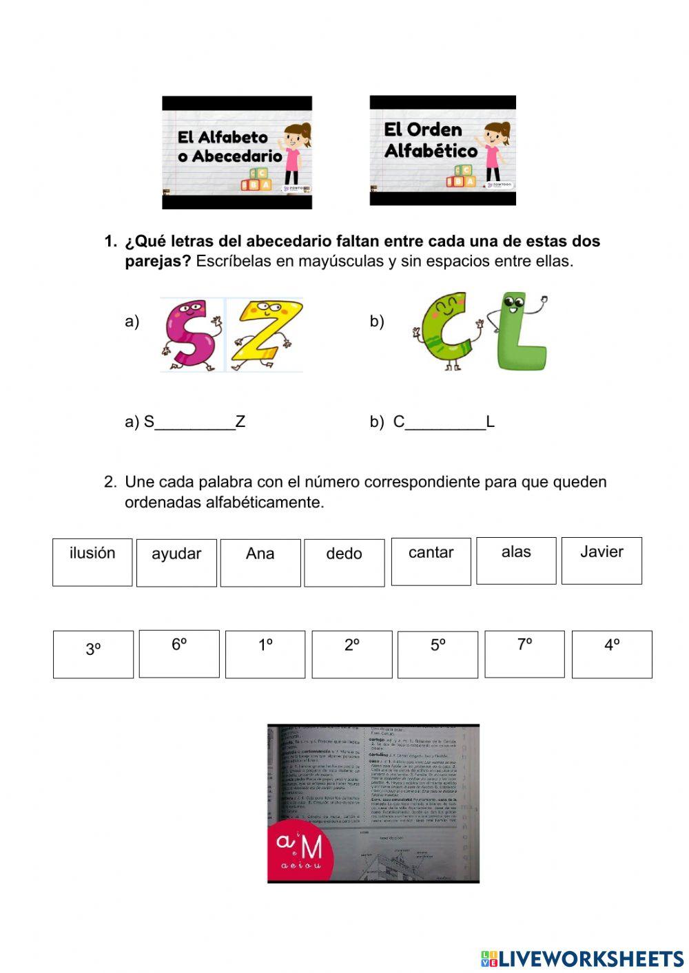 La comunicación y el abecedario