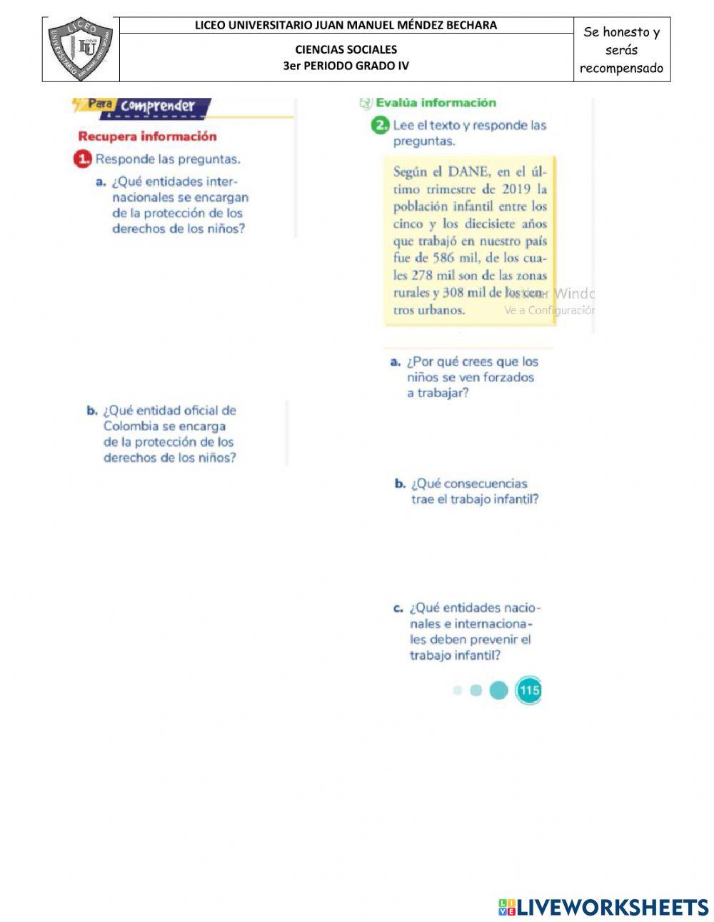 Taller derechos del niño