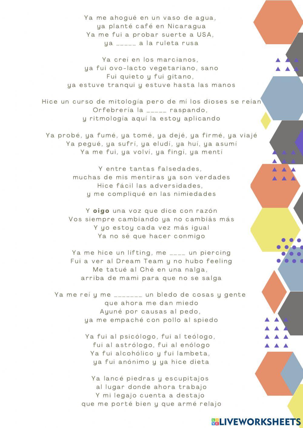 Ya no sé qué hacer conmigo