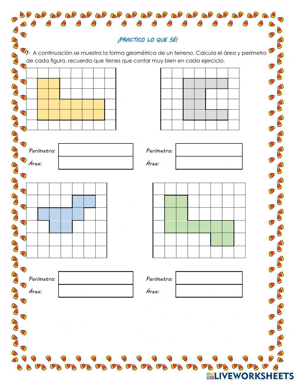 Actividad del perímetro y área