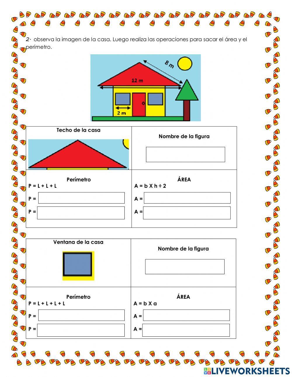 Actividad del perímetro y área