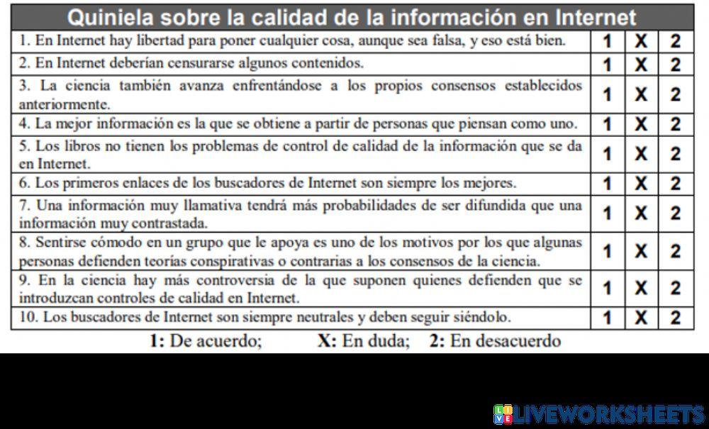 Información en Internet