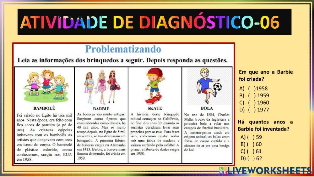 Diagnóstico de matemática