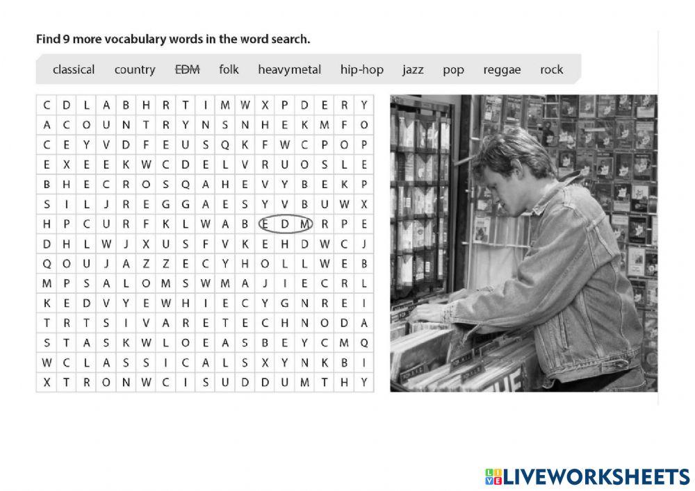 Evolve 3 - Unit 7 - Types of Music