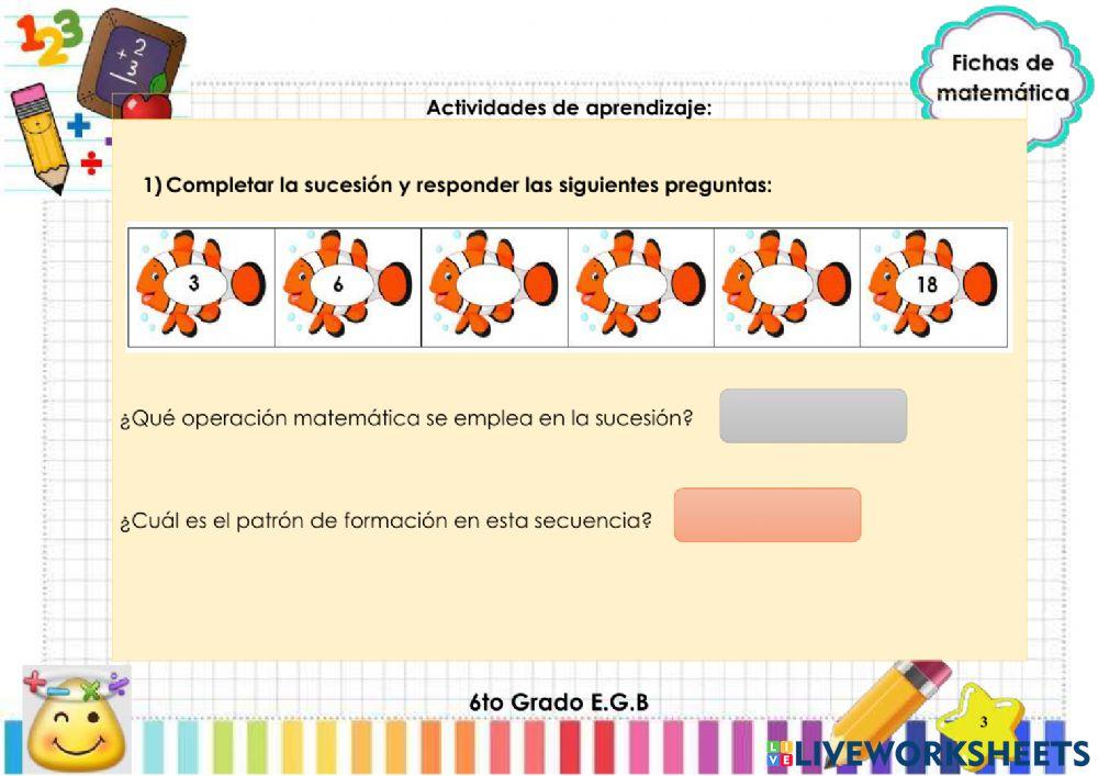 Sucesiones con sumas y restas