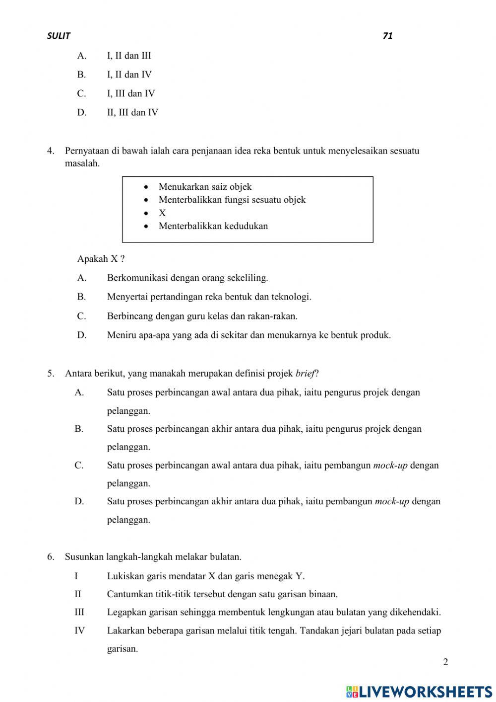 Bahagian a ppt rbt ting 3 2021