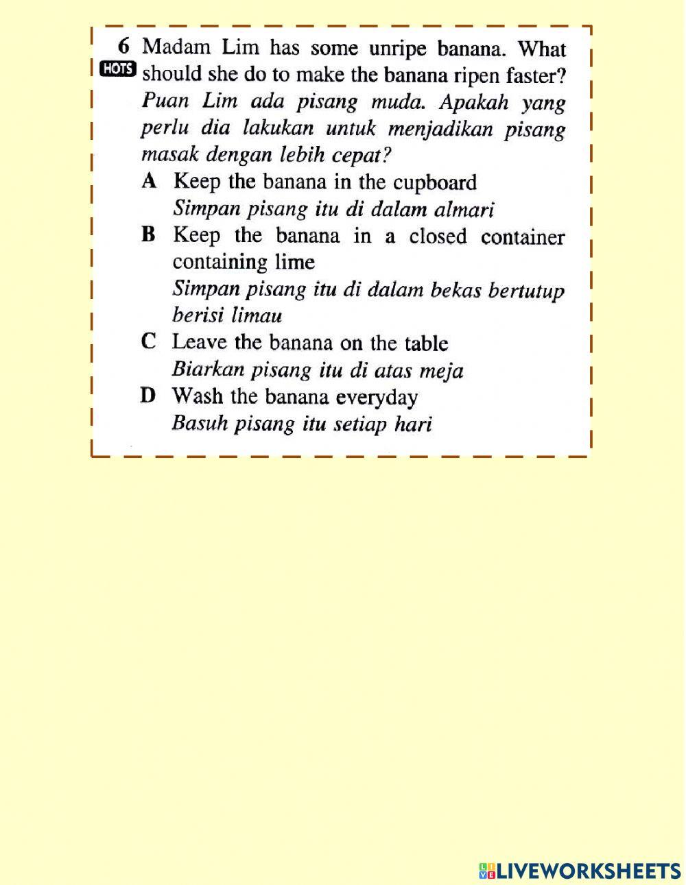 Gerak balas tumbuhan