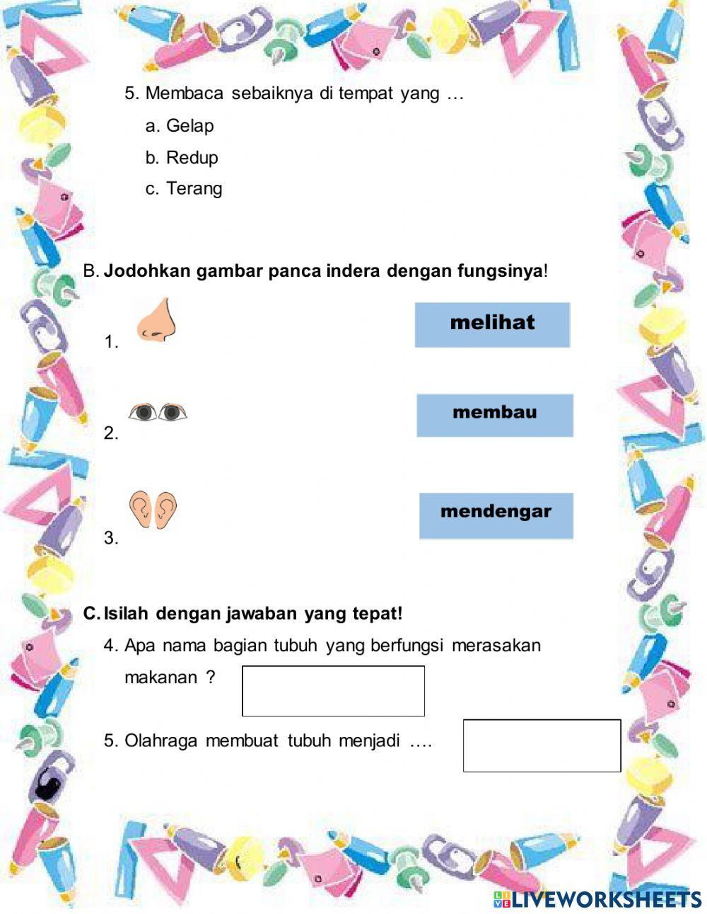 Kelas ! Tema 1 Subtema 1