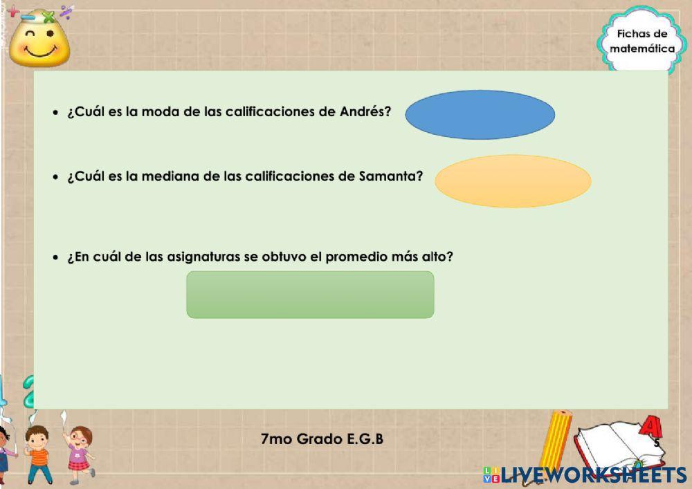 Media, mediana y moda