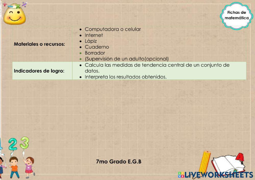 Media, mediana y moda