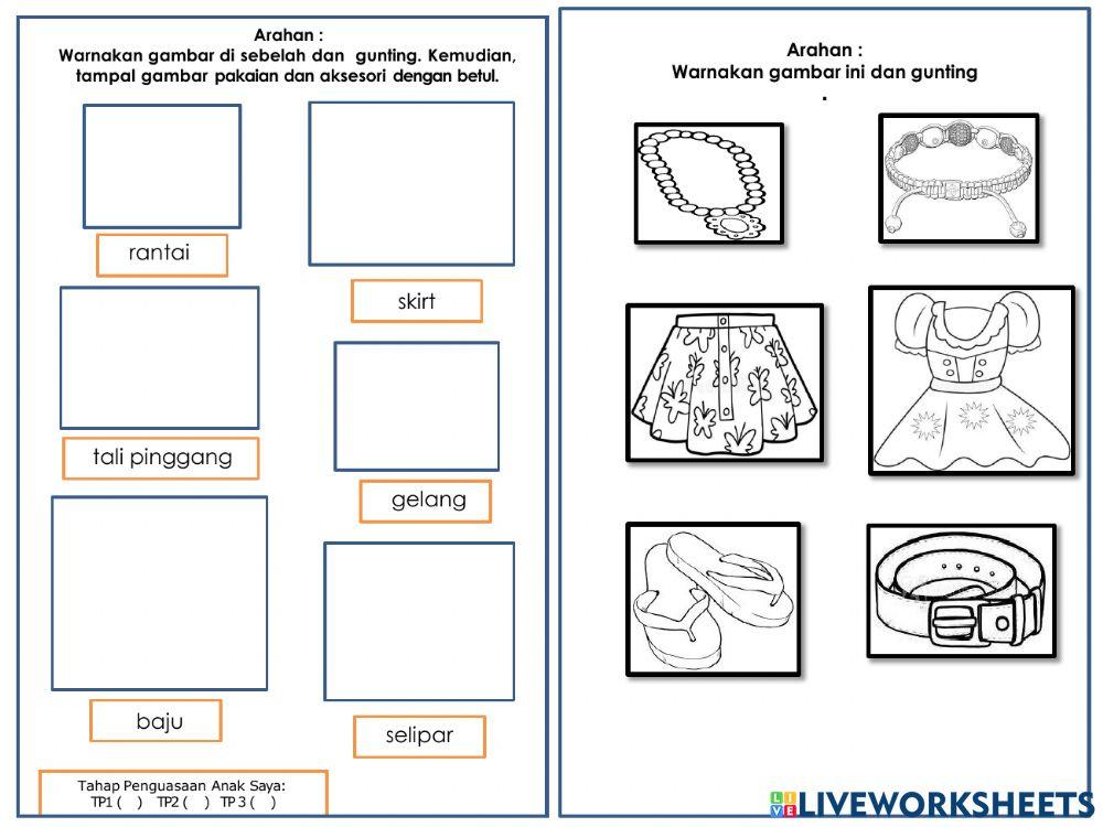 Pakaian dan Aksesori