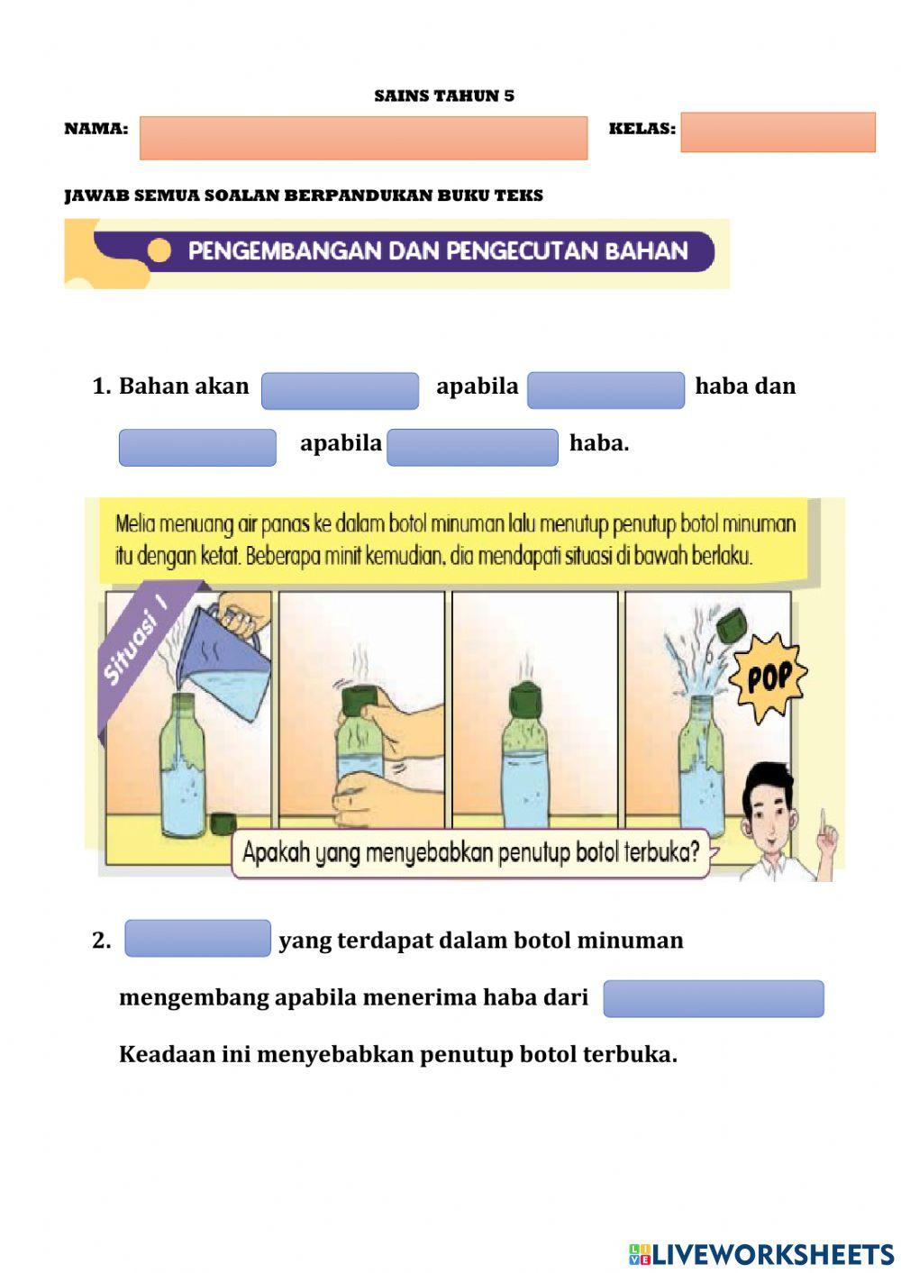 Pengembangan dan pengecutan bahan