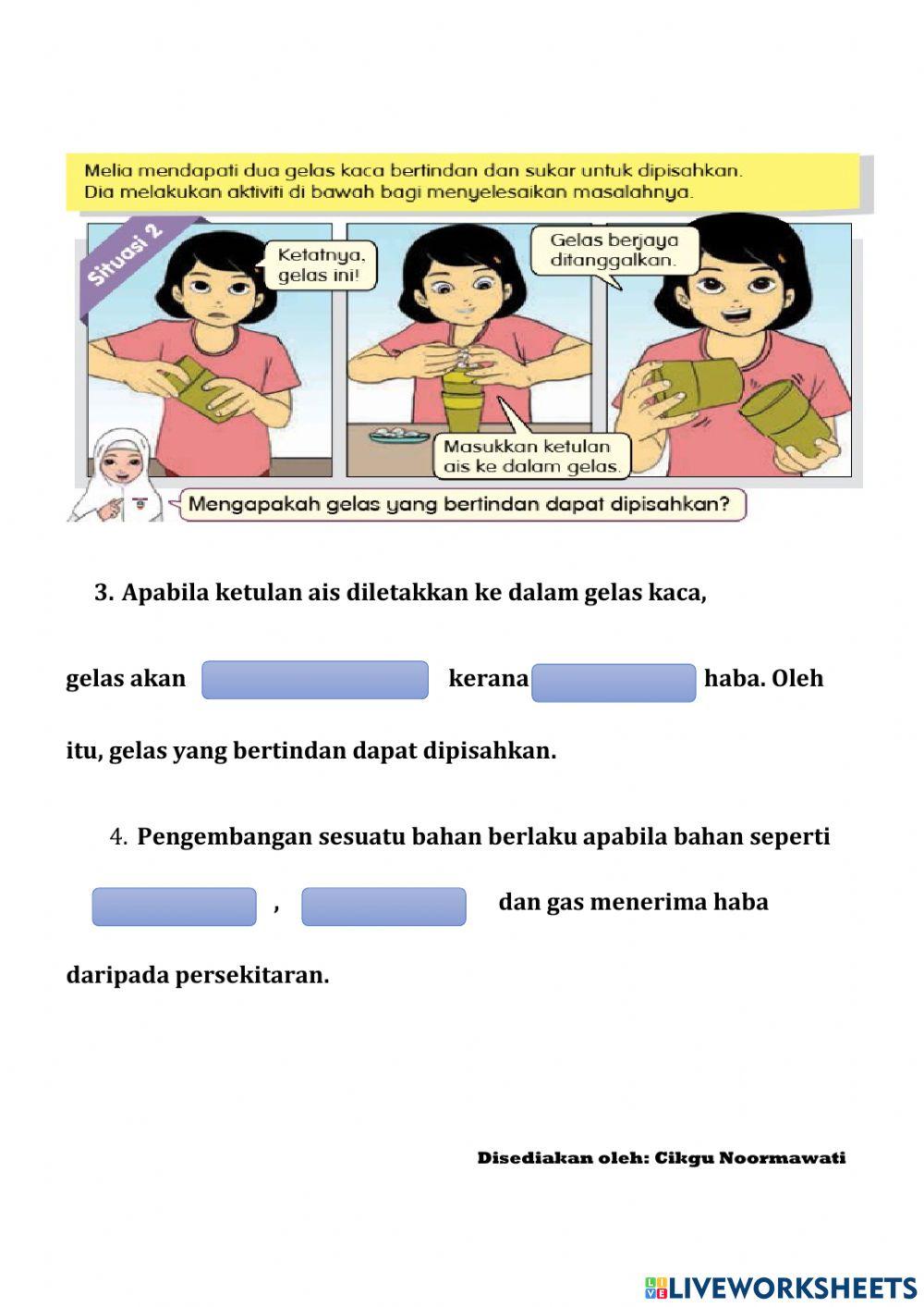 Pengembangan dan pengecutan bahan