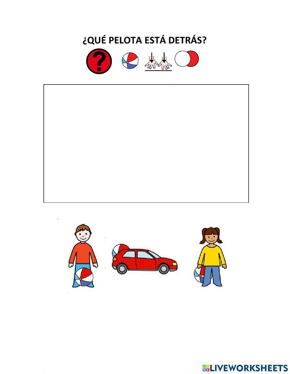 Delante-detrás teacch