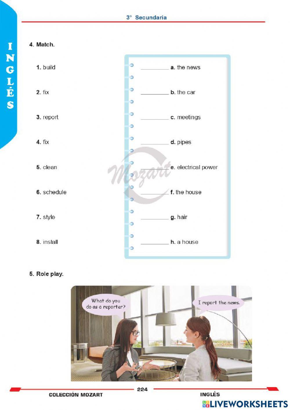 Unidad 5 - inglés 3°