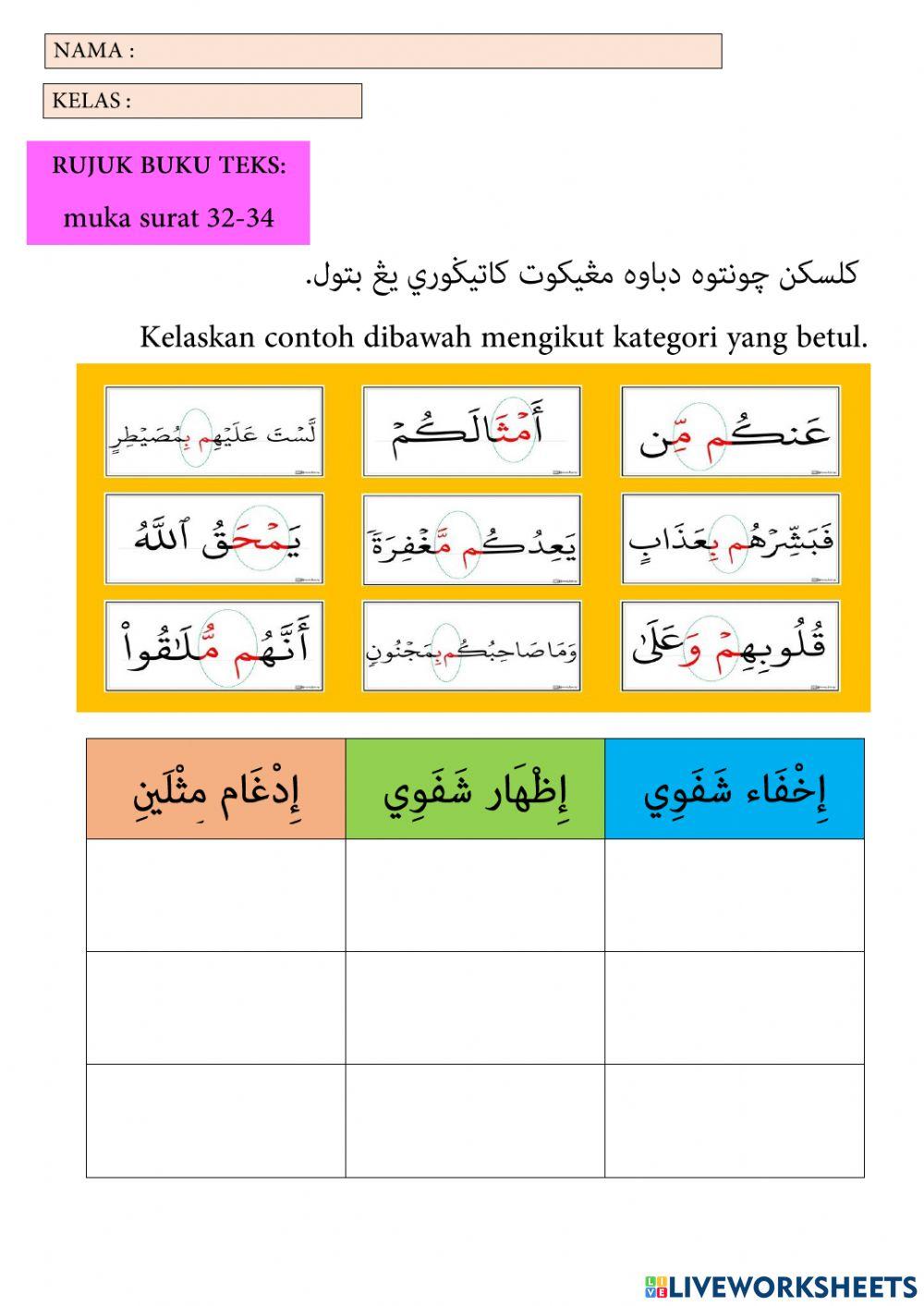 Hukum mim sakinah