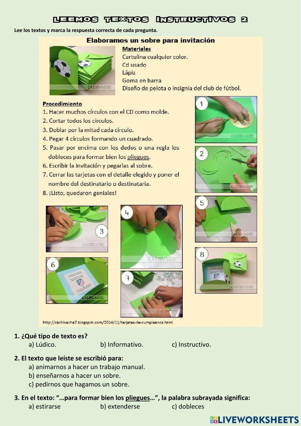 Textos instructivos 2