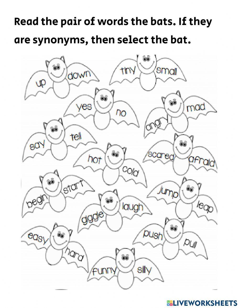 Synonym Bats