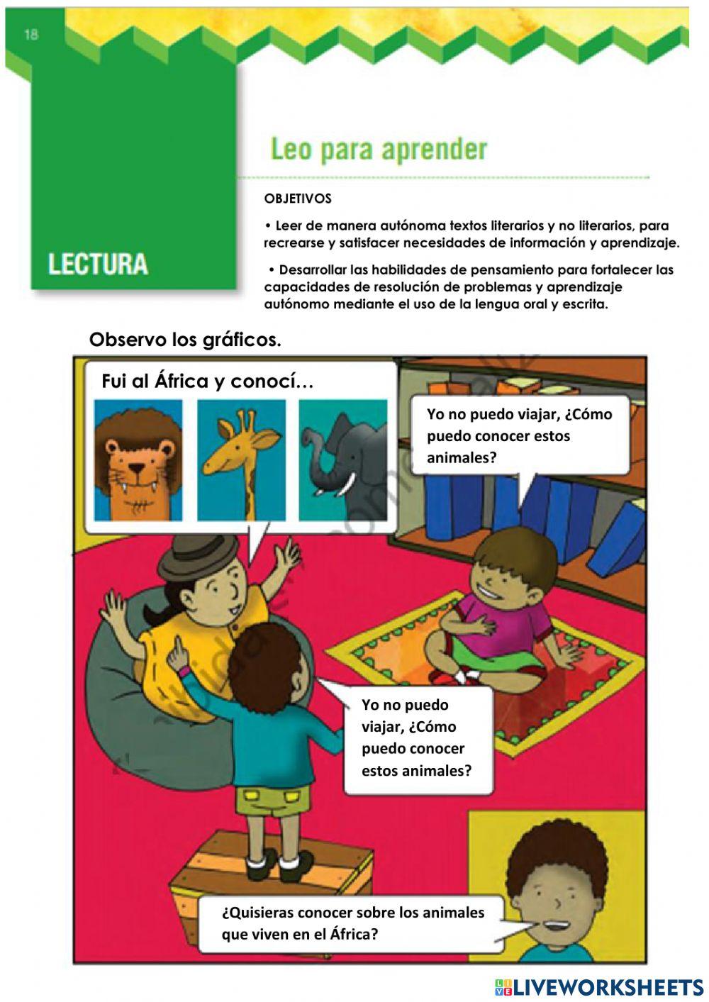 Pags. 18 - 19 lengua y literatura