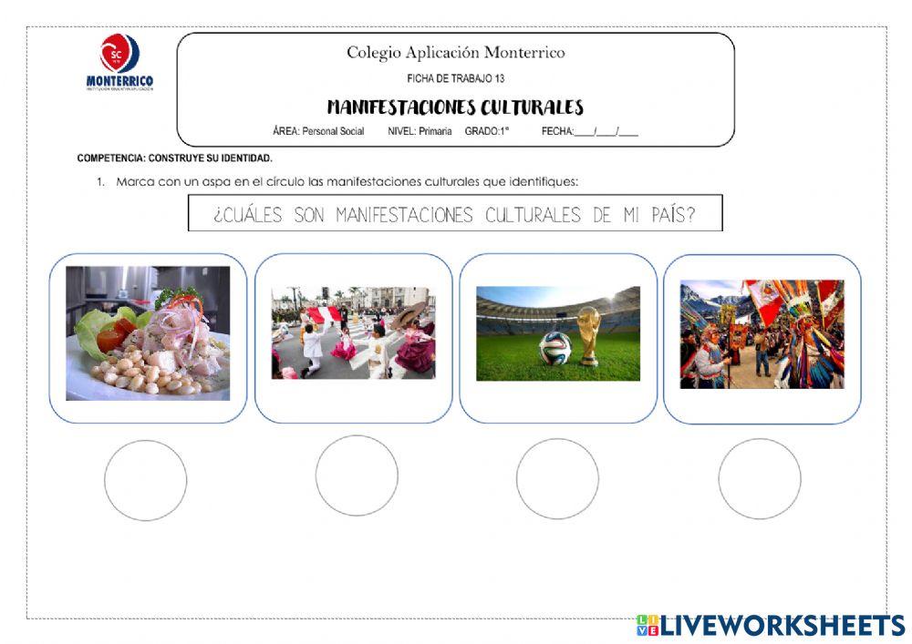 Manifestaciones culturales