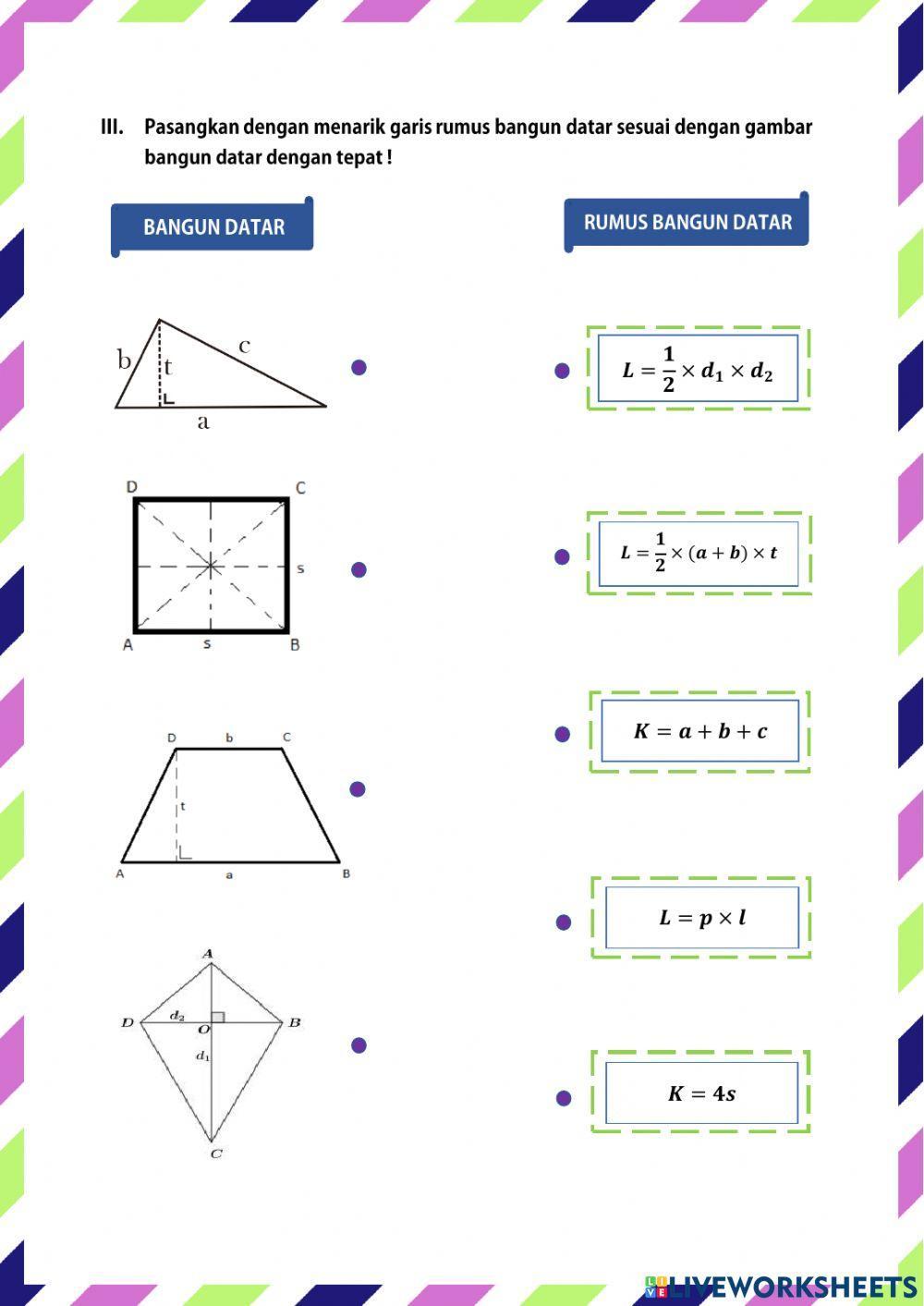 Segiempat dan Segitiga