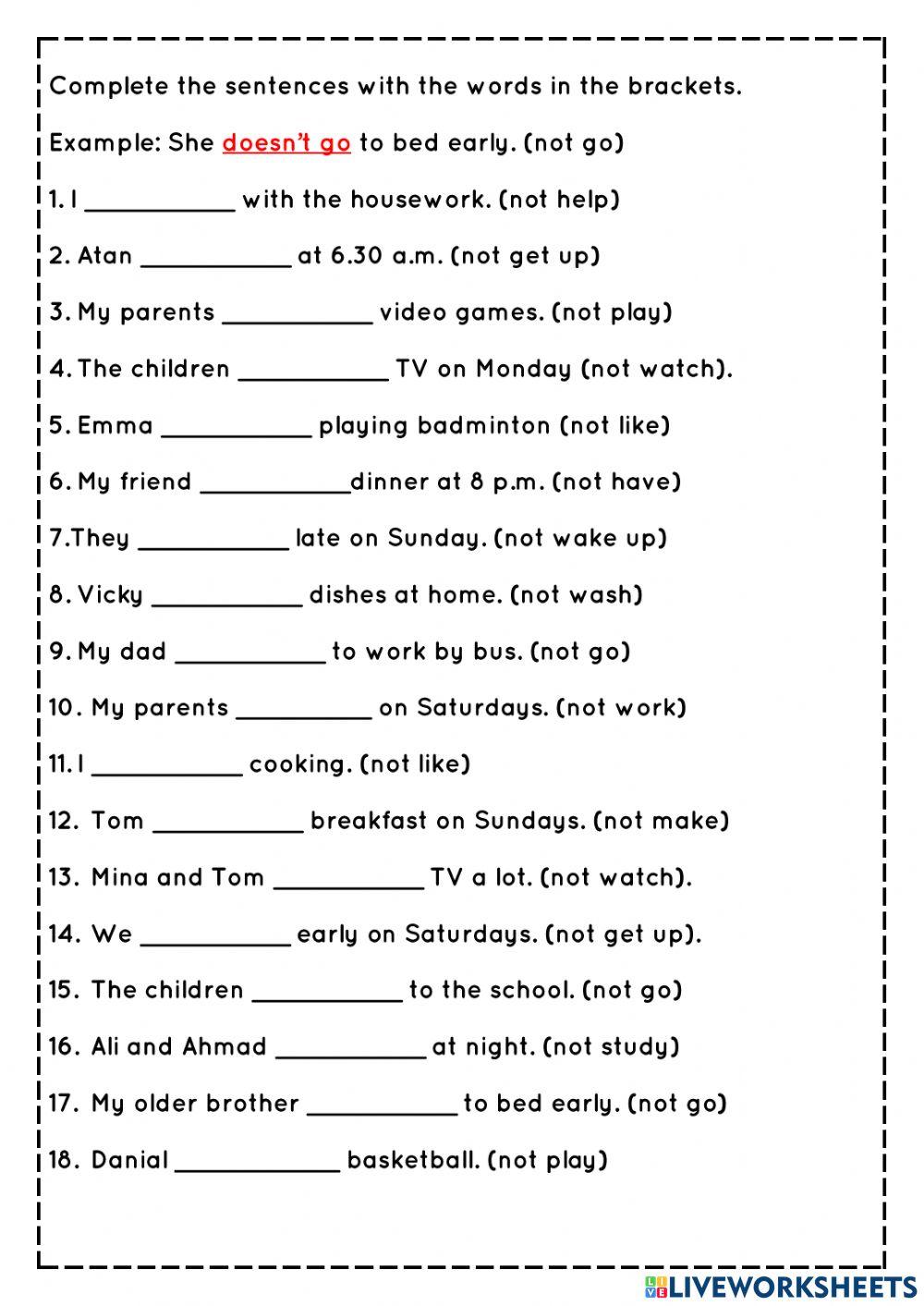 Present Simple Tense