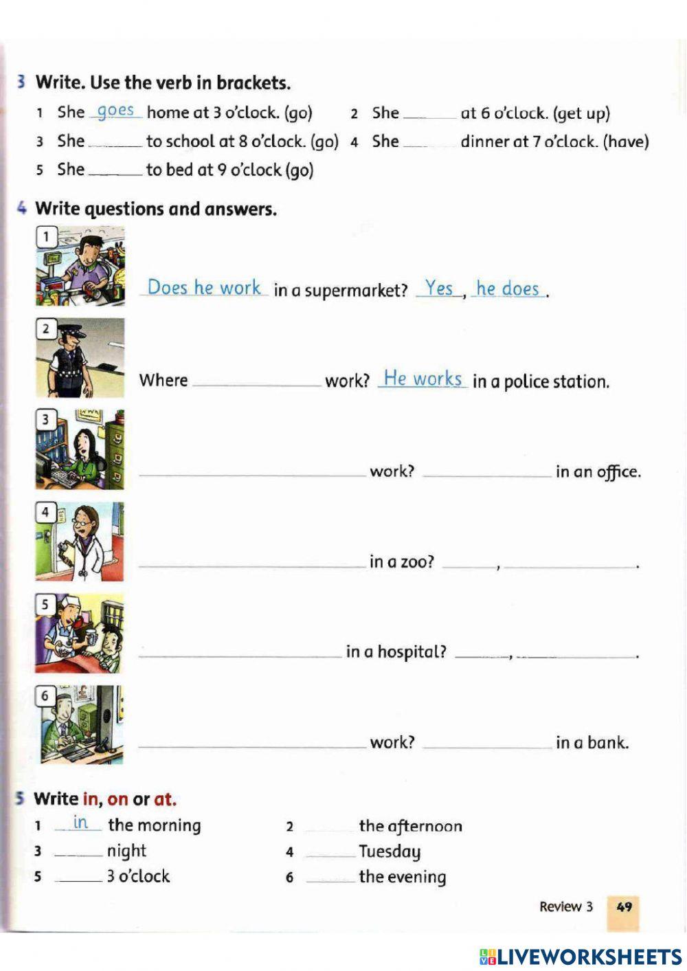 Family and frieds work