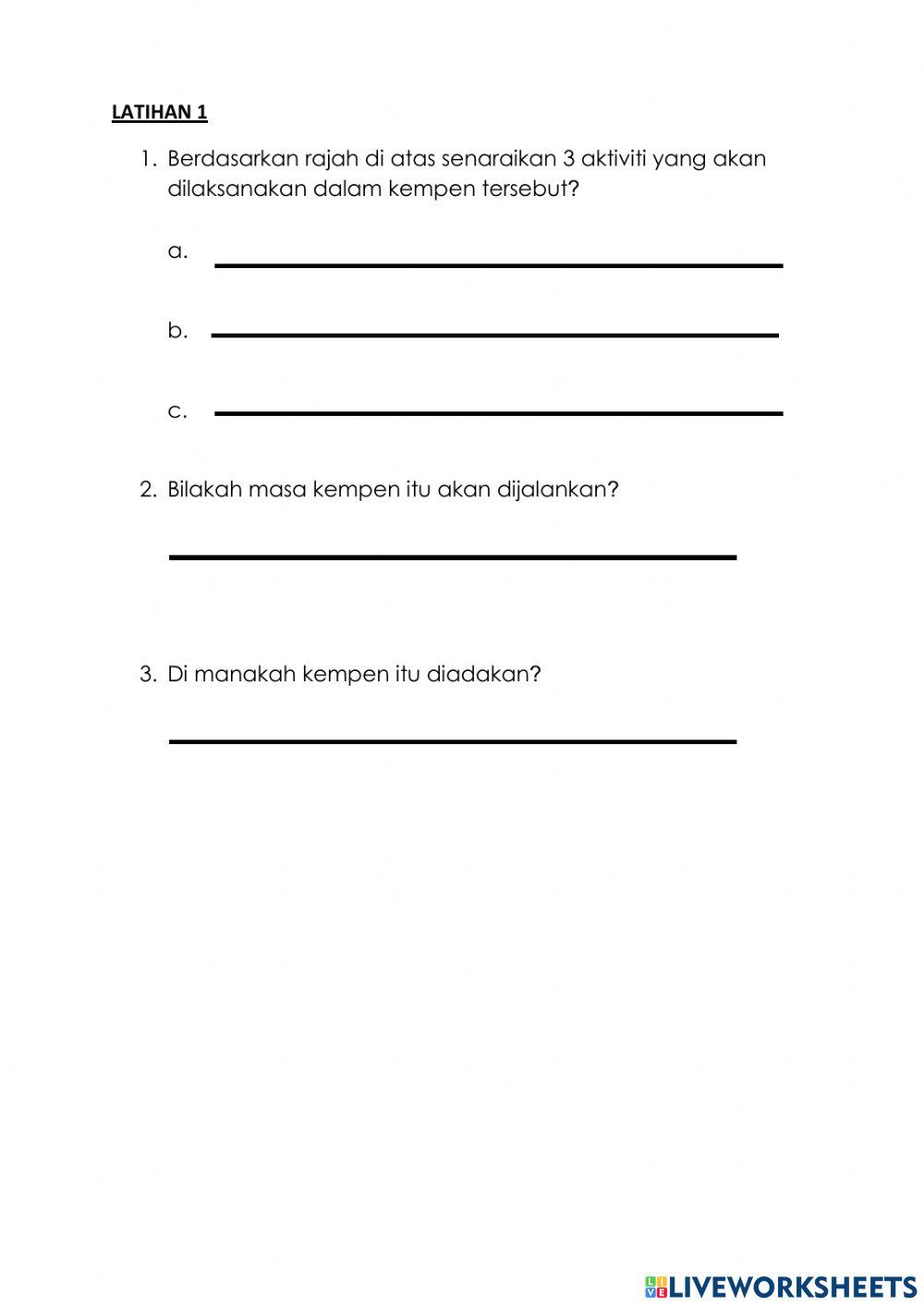 Tema 5 : Sungaiku Indah Dan Bersih