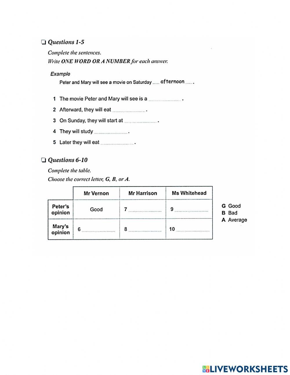 Listening practice-Stategy