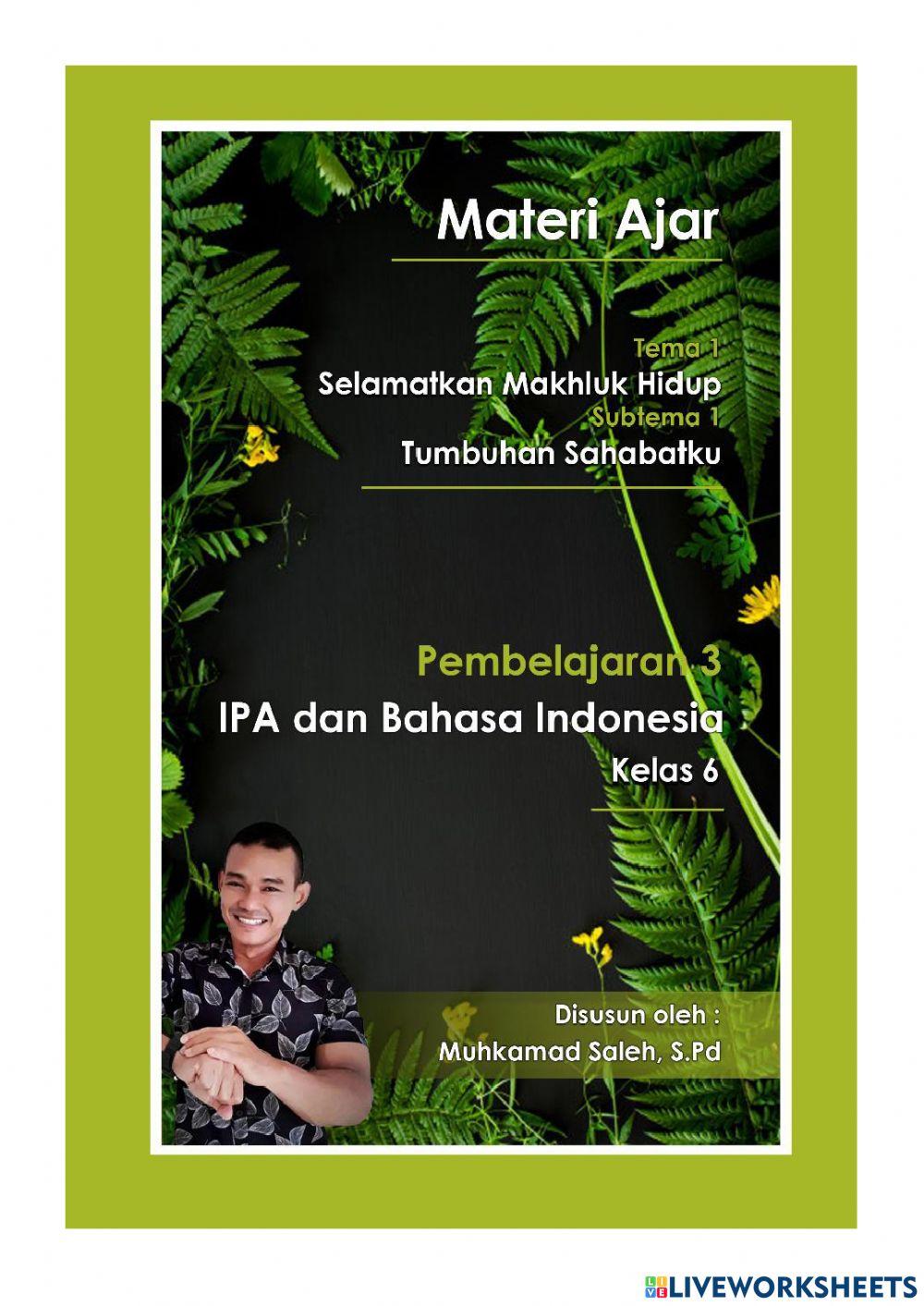 Materi Ajar Tema 1 Subtema 1 Pembelajaran 3