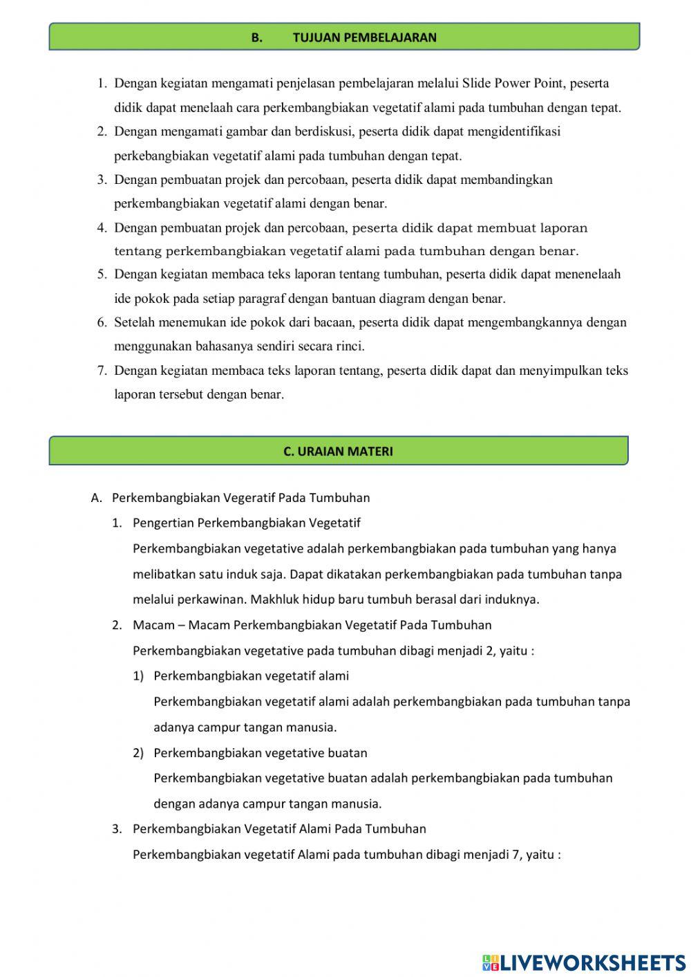Materi Ajar Tema 1 Subtema 1 Pembelajaran 3