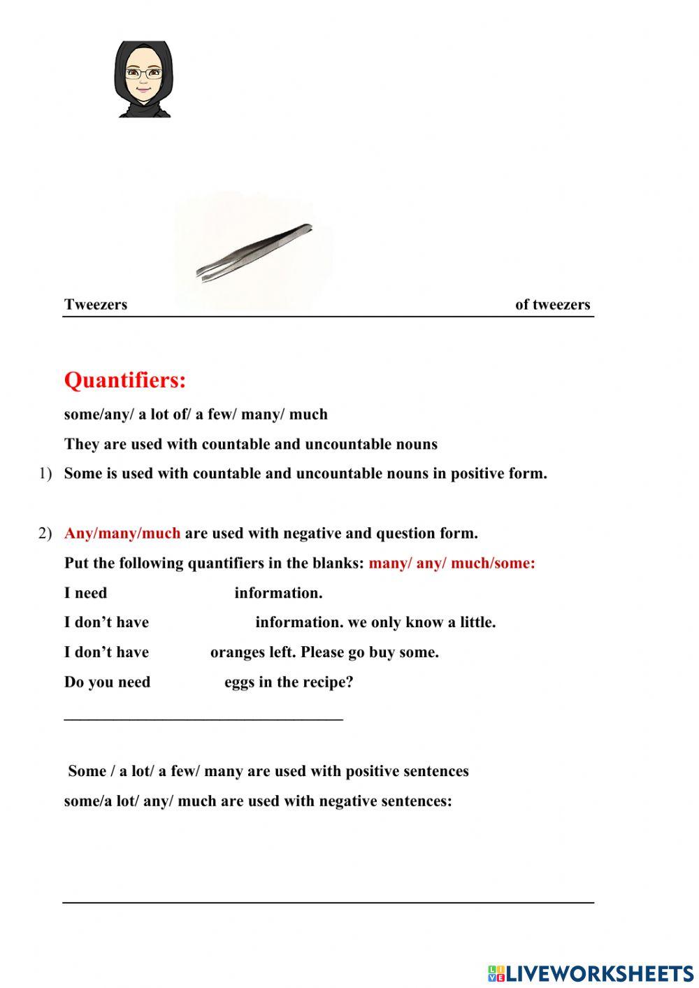 Articles & Countable and uncountable nouns