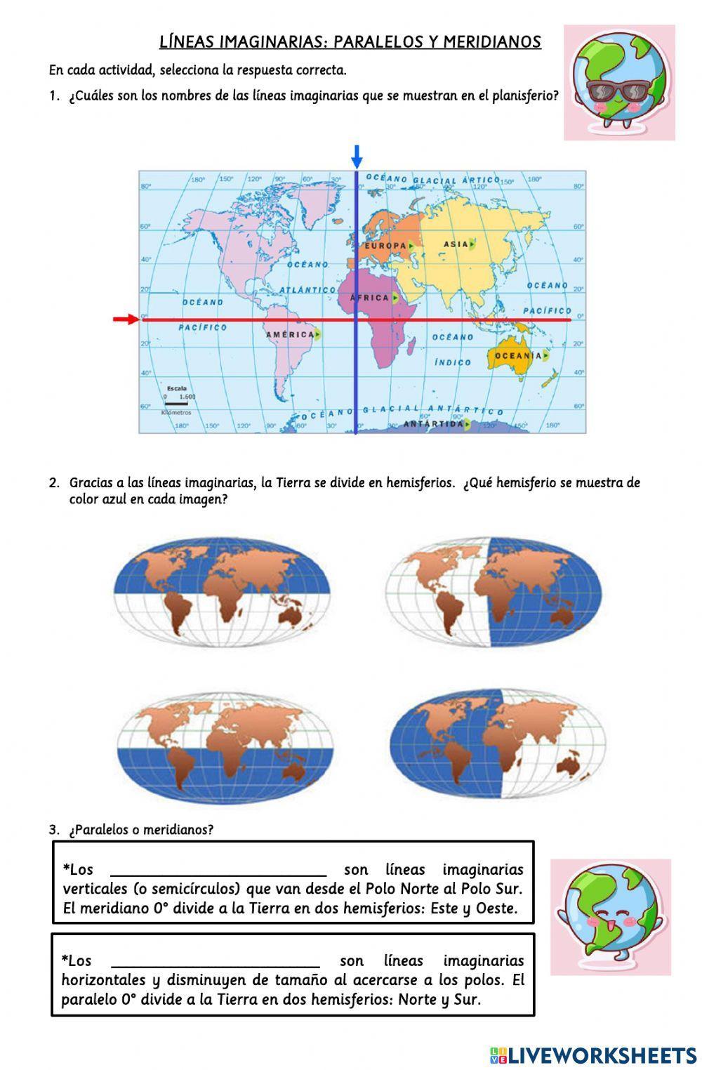Paralelos y Meridianos