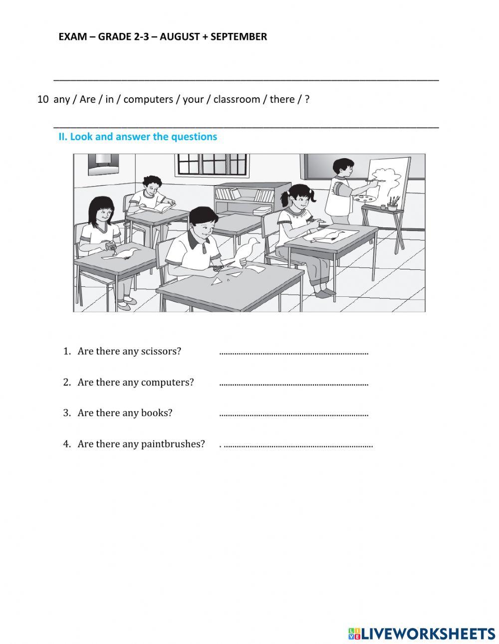 Exam - 8 + 9- class 2-3