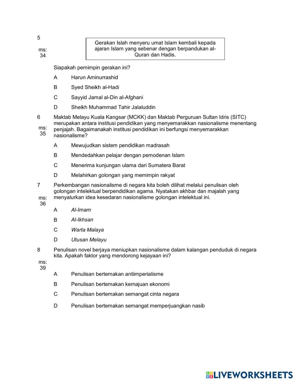 Sejarah tingkatan 4 bab 2