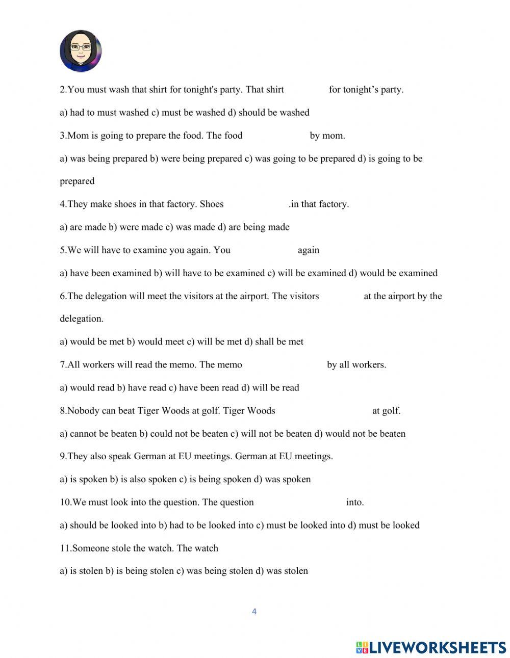 Passive Voice-Form& Usage