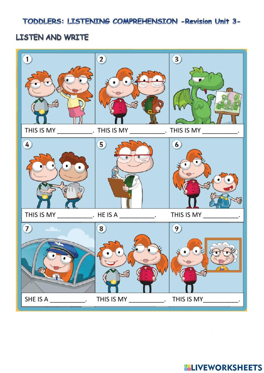 Islands 1 unit 3 Listening comprehension