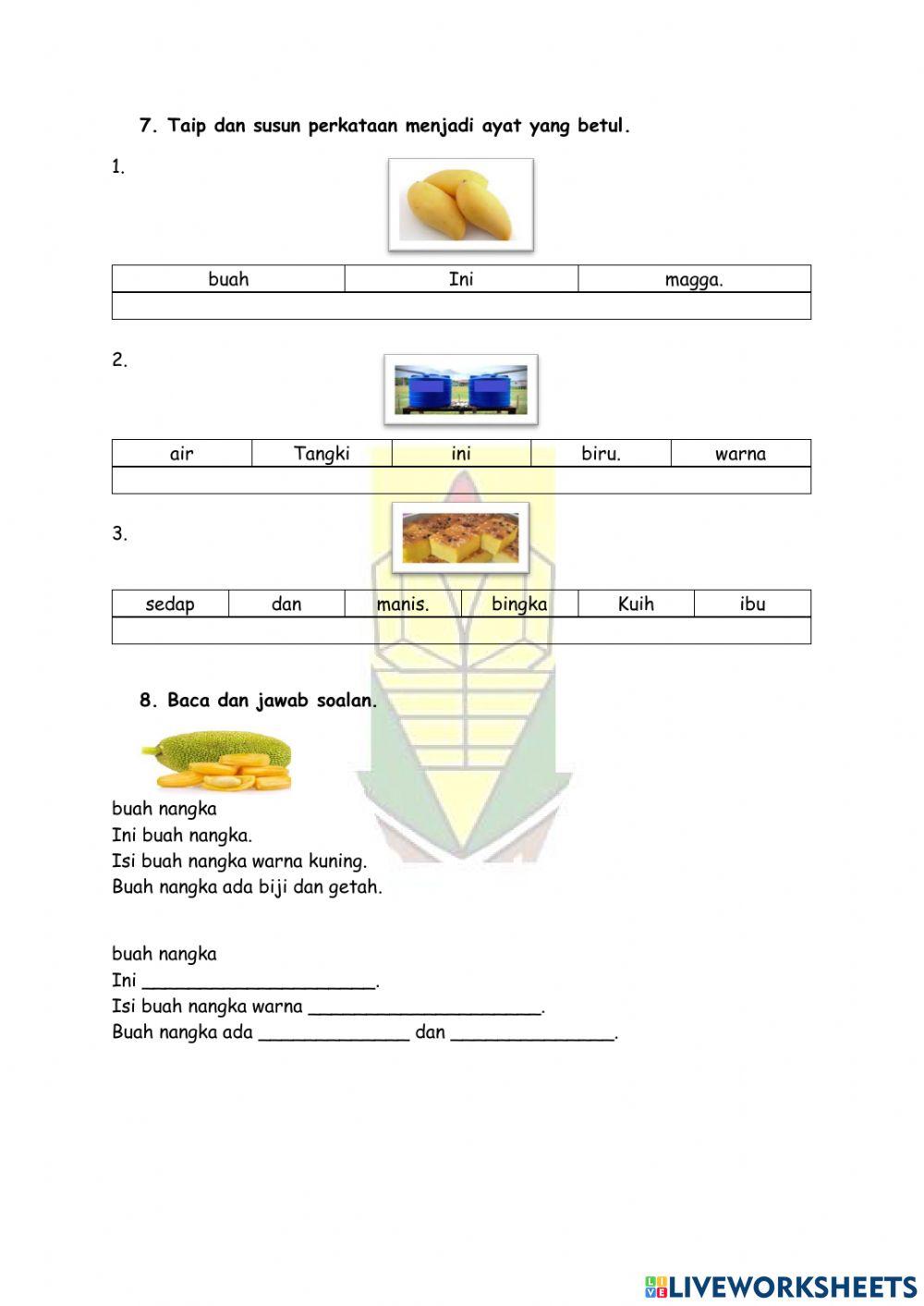 BM Kemahiran 21 Perkataan KVKK+KV.