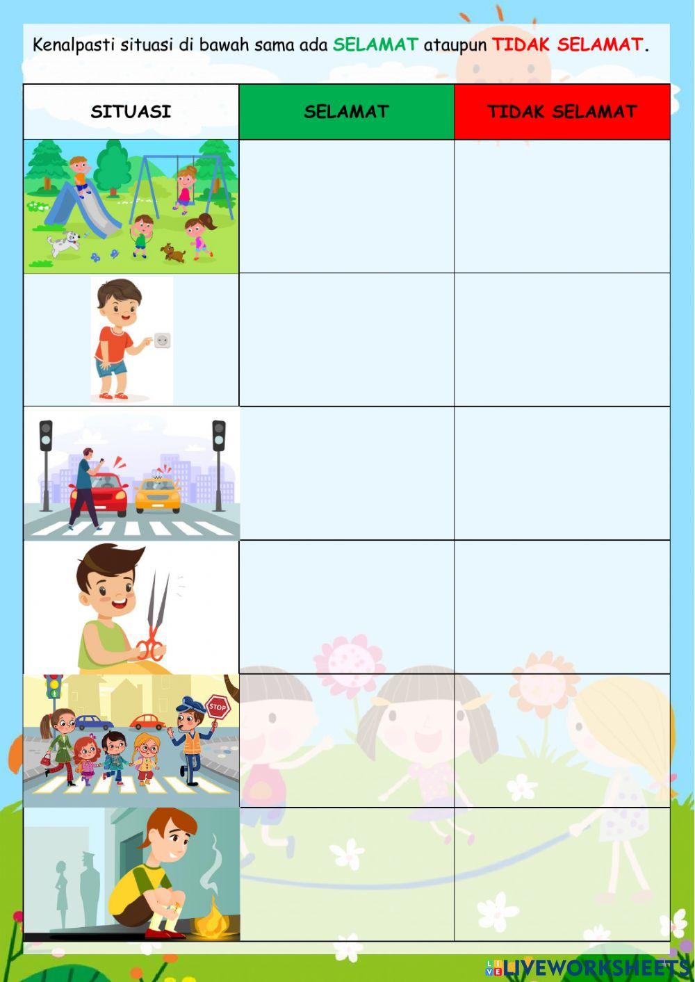 PJK TAHUN 1 : BOLEH BERTINDAK