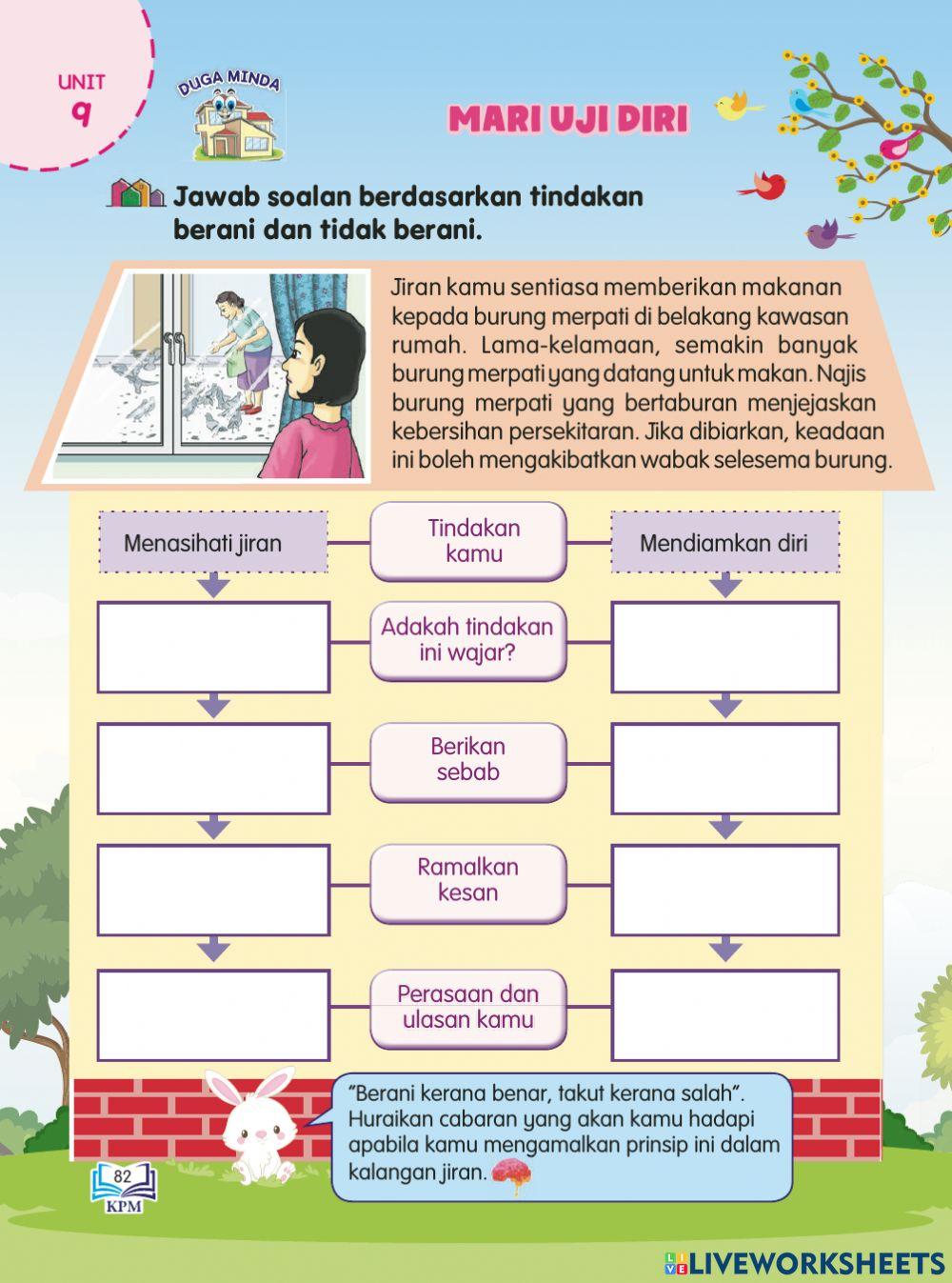 Pendidikan moral tahun 4 - berani kerana benar
