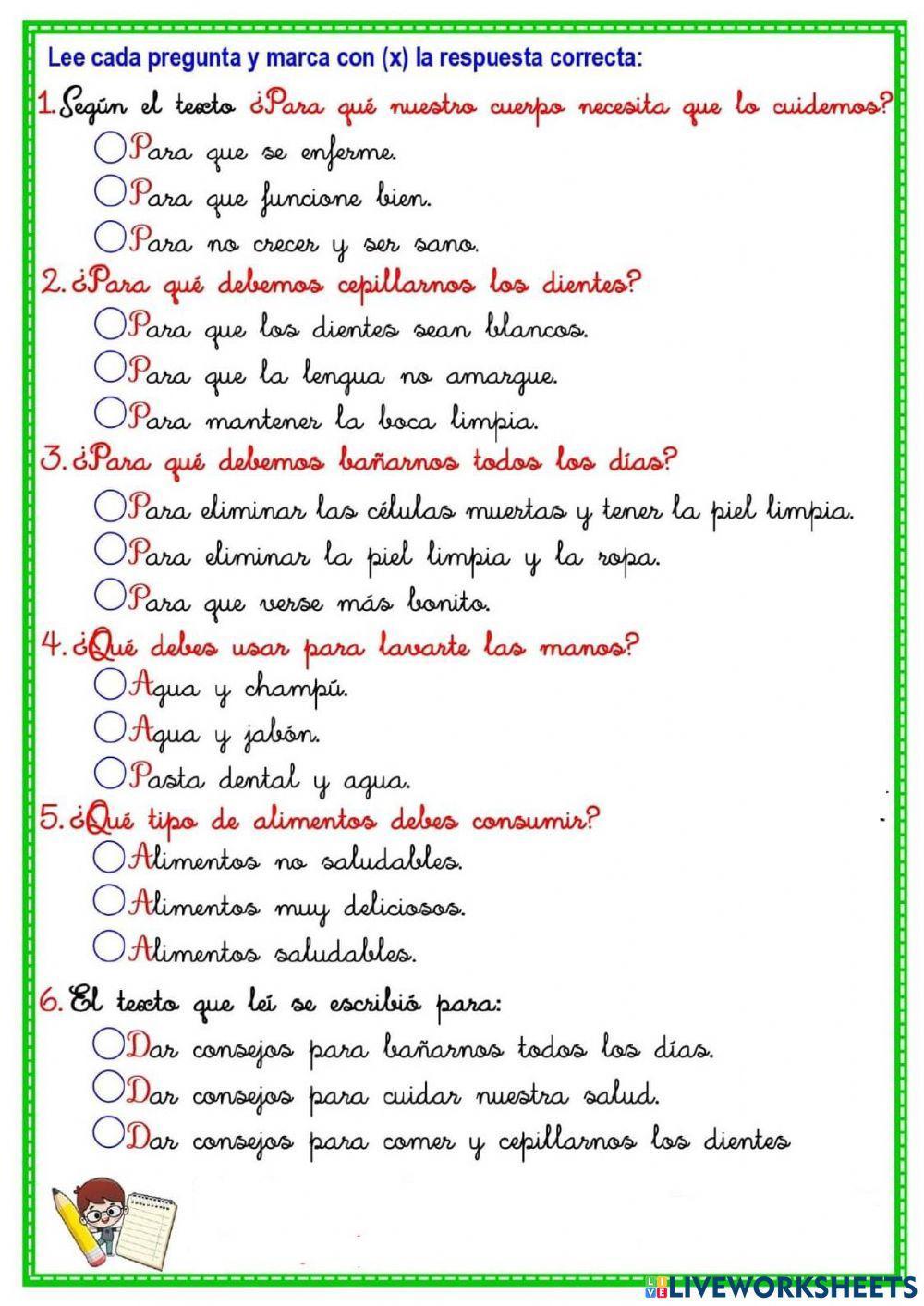 Comprensión lectora