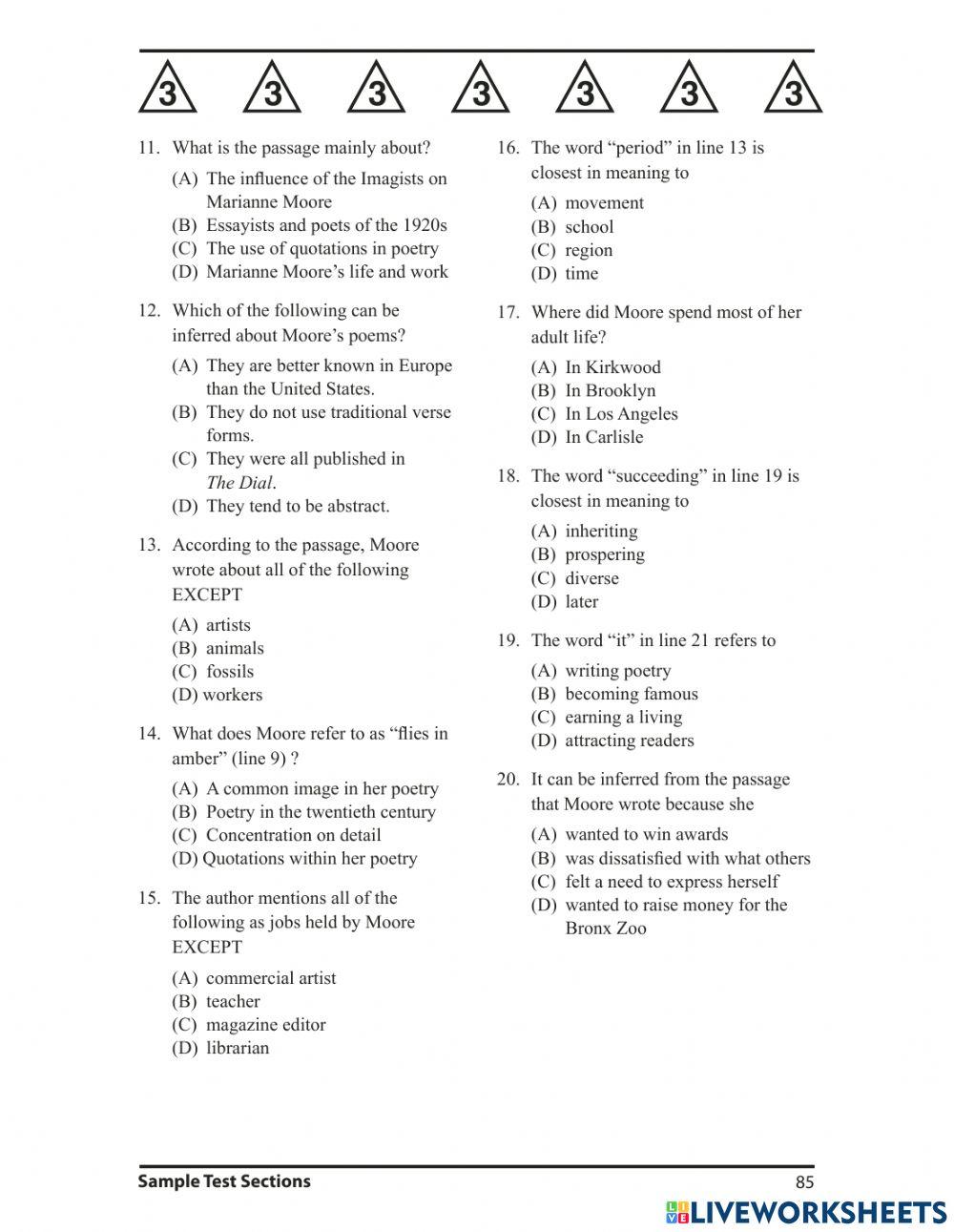 Toefl itp Reading Q11-20